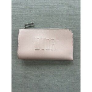 Christian Dior Novelty Makeup Cosmetic Pouch Bag Pink